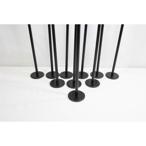 Refurbished - 10 x 12” Metal Sign Holder – Durable Black Display Stand