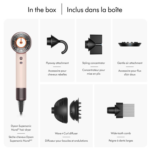 Dyson Supersonic Nural 1600W Hair Dryer - Ceramic Pink/Rose Gold