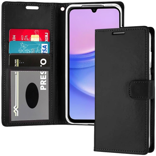 XCRS Flip Wallet Cover, Pouch Series with Card Slot, Lanyard, Stand Case for Samsung Galaxy A16