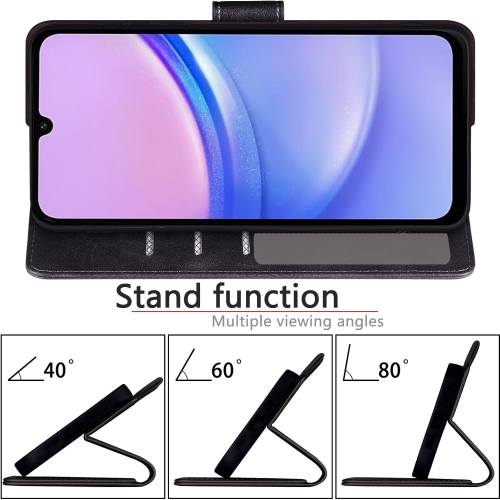 XCRS Flip Wallet Cover, Pouch Series with Card Slot, Lanyard, Stand Case for Samsung Galaxy A16