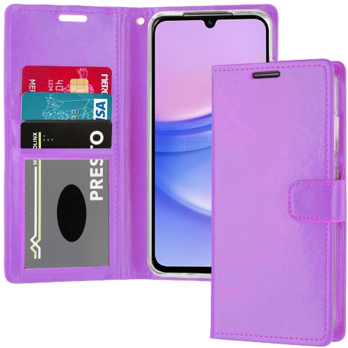 XCRS Flip Wallet Cover, Pouch Series with Card Slot, Lanyard, Stand Case for Samsung Galaxy A16