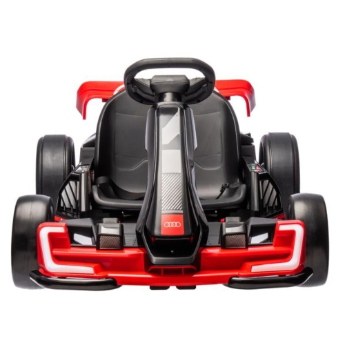KidsVIP 24V Audi Ride-On Drifting Go Kart for Big Kids W/ 180° Drift, Lights and Music Player