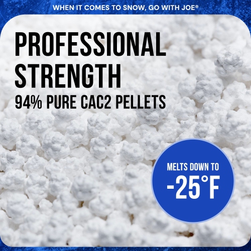 Snow Joe Melt Calcium Chloride Pellets Ice Melter Ice and Snow Melt, 8 Lb, White