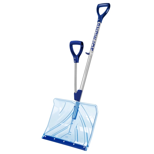 SNOW JOE  Shovelution Snow Shovel With 18-Inch Shovel Blade And Assist Handle