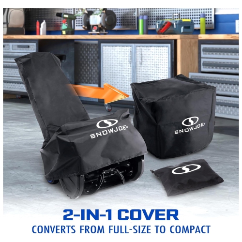 Snow Joe 24 V Snow Blower IONMAX, 2x4.0-Ah Batteries, Dual Port Charger, & Cover