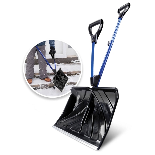 Snow Joe Shovelution Snow Shovel with 20-Inch Shovel Blade and Assist Handle