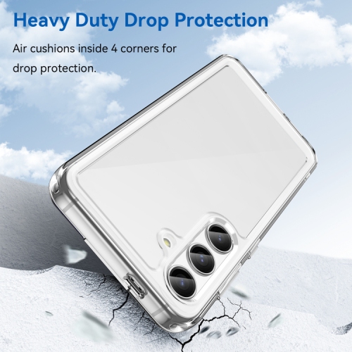 XCRS Slim Hardshell Transparent Crystal Clear Acrylic Cover, Complete Protection Hard Case for Samsung Galaxy A16