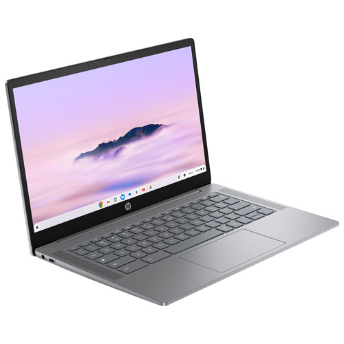 Chromebook de 14 po de HP avec Gemini et 12 mois d'abonnement Google AI Pro - Argenté