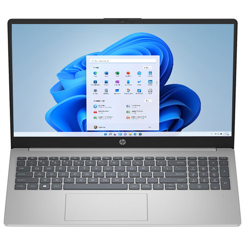Image 1 of 8.. HP 15.6" Laptop - Natural Silver