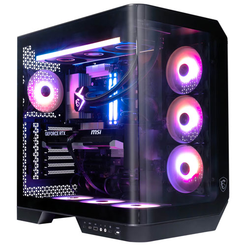 MSI Vision ZS Gaming PC (AMD Ryzen R7-9800X3D/64GB RAM/2TB SSD/RTX 5080/Windows 11) - Only at Best Buy