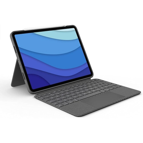 Logitech Combo Touch Keyboard Case with Trackpad for iPad Pro 11" - Oxford Grey - En