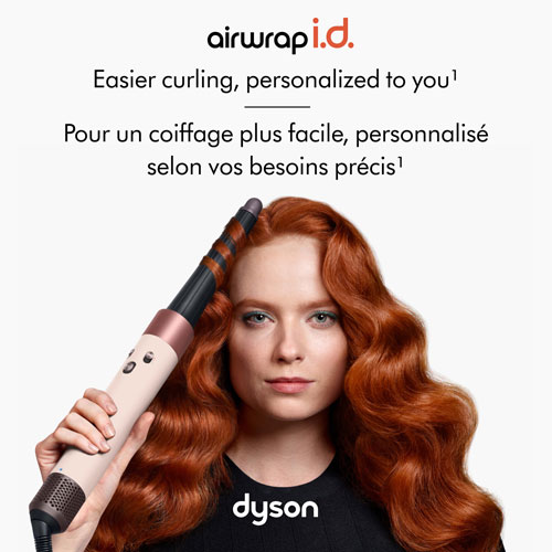 Séchoir coiffant Airwrap i.d Multi-Styler de Dyson - Droits + Ondulés - Rose céramique/Rose doré