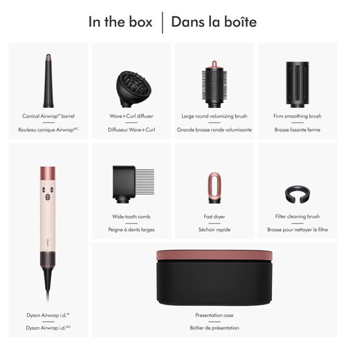 Dyson Airwrap i.d Multi-Styler & Dryer - Curly+Coily - Ceramic Pink