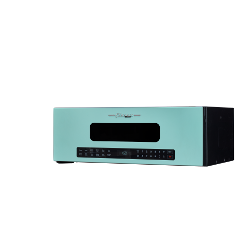 Unique Appliances - 30" Classic Retro Over-the-Range Microwave - Ocean Mist Turquoise