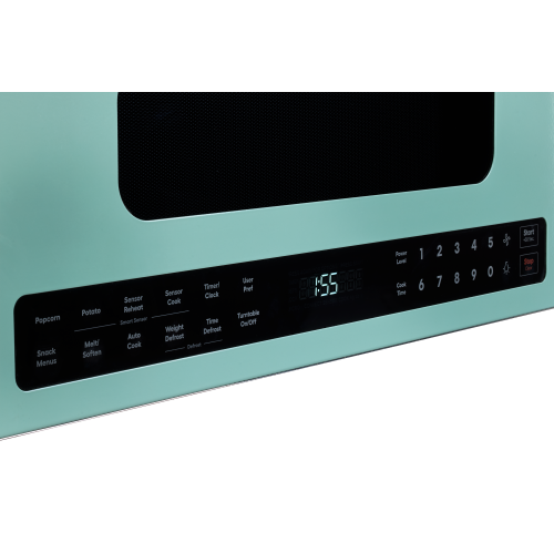 Unique Appliances - 30" Classic Retro Over-the-Range Microwave - Ocean Mist Turquoise