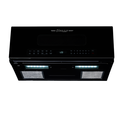 Unique Appliances - 30" Classic Retro Over-the-Range Microwave - Midnight Black
