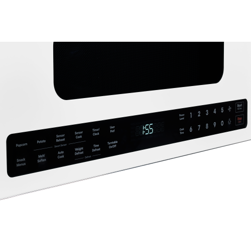 Unique Appliances - 30" Classic Retro Over-the-Range Microwave - Marshmallow White