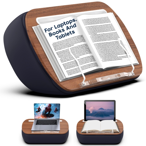 SHOPPINGALL Lap Desk Beanbag Book Holder Cushion Pillow Stand - SA-LDB