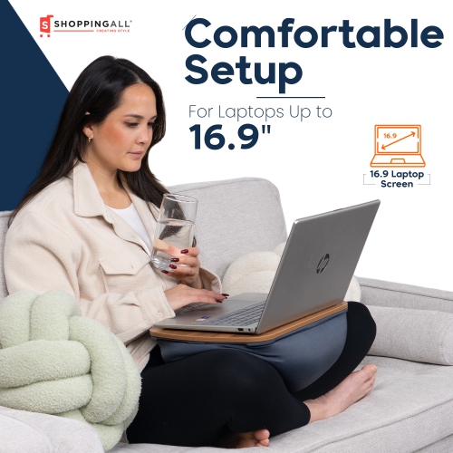 SHOPPINGALL Lap Desk Beanbag Book Holder Cushion Pillow Stand - SA-LDB