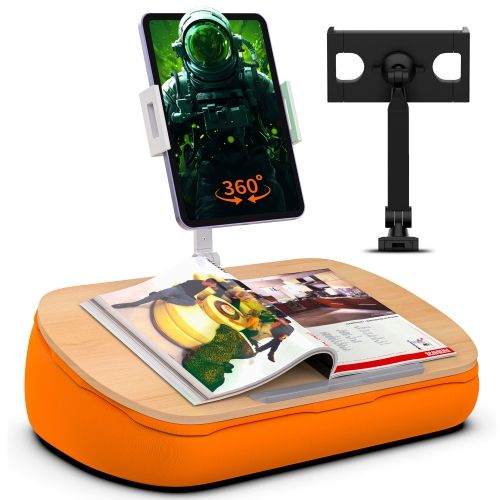 Coussin ajustable pour tablette Lap Desk Beanbag de SHOPPINGALL Compatible avec Kindle, tablette ou téléphone intelligent de 4,7 à 13 po - SA-LDT