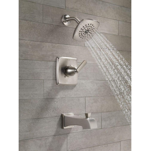 Delta Faucet Ashlyn 14 Series Single-Handle Tub and Shower Trim Kit, Shower Faucet with Single-Spray Touch
