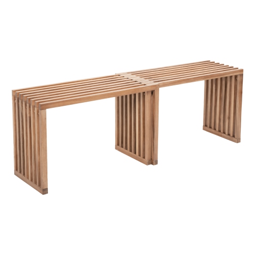 Riviera Extendable Bench Natural