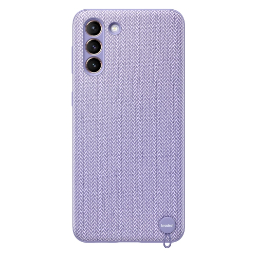 Samsung Galaxy S21 Plus Kvadrat Fabric Cover - Violet