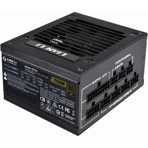 Lian-Li Power Supply SP750 W APFC 80+GOLD 47Hz-63Hz Full modular SFX Black Retail