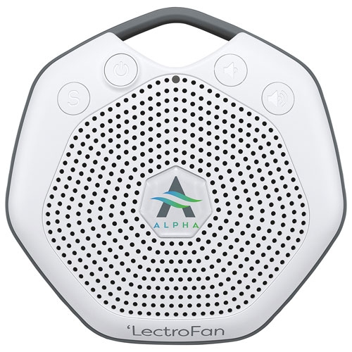 LectroFan Alpha Babies & Toddler Sound Machine - White