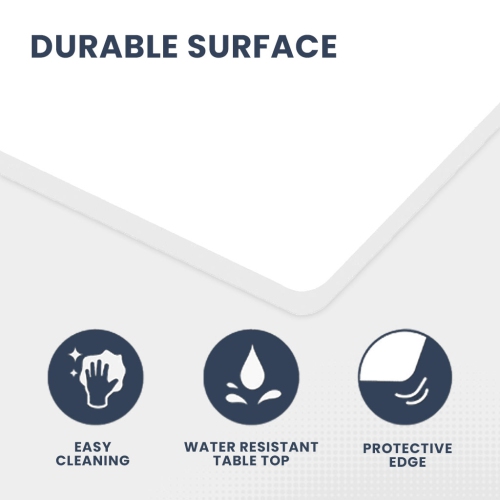 MotionGrey Ergo2 - Adjustable Electric Standing Desk with Memory Settings - 55"x24" White Top White Frame - Ergonomic Sit-to-Stand Desk for Home and