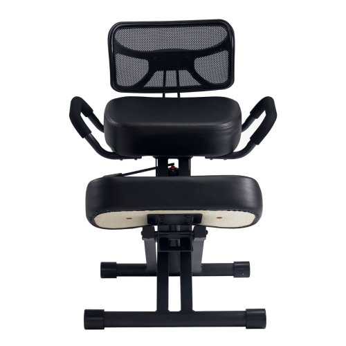 Master Massage Ergonomic Kneeling Chair with Back Support for Office -Posture Chair with Angled Seat and Backrest for Home and Office-Posture