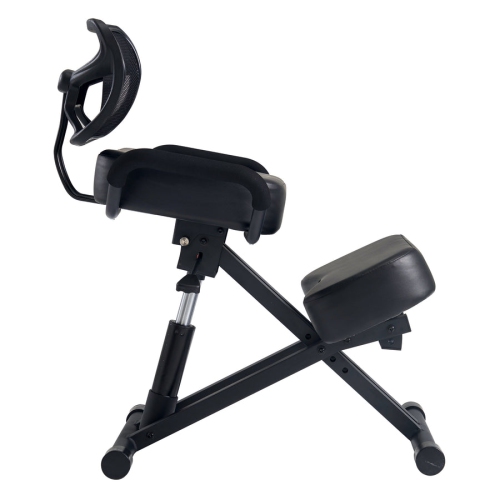 Master Massage Ergonomic Kneeling Chair with Back Support for Office -Posture Chair with Angled Seat and Backrest for Home and Office-Posture