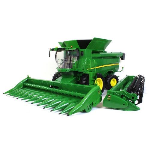 1:16 Moissonneuse-batteuse John Deere S690 avec tête de maïs et de tablier