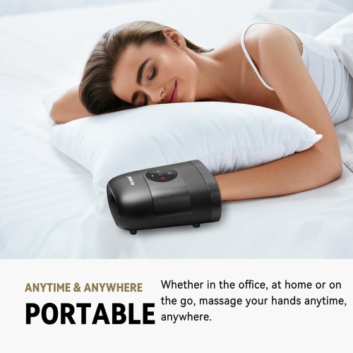 FITKING Hand Massager with Heat, Cordless & Portable & Touch Screen, Ideal Gifts for Women Men Parents