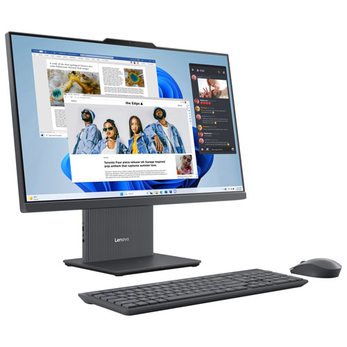 Lenovo IdeaCentre All-in-One PC - Luna Grey (AMD Ryzen 7 7735HS/16GB RAM/512GB SSD/Windows 11)