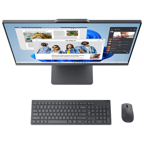 Lenovo IdeaCentre All-in-One PC - Luna Grey (AMD Ryzen 7 7735HS/16GB RAM/512GB SSD/Windows 11)