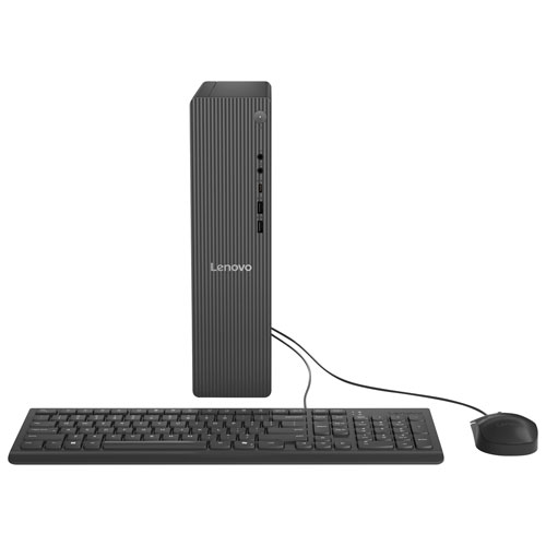 Lenovo IdeaCentre Tower 8L Desktop PC - Luna Grey (Intel Processor 300/8GB RAM/512GB SSD/Windows 11)