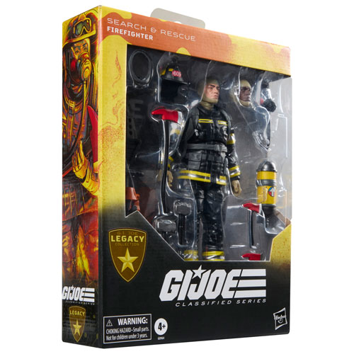 Hasbro G.I. Joe Classified Series Legacy Collection - Search & Rescue Firefighter Action Figure