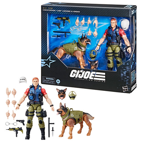 Hasbro G.I. Joe Classified Series - Christopher "Law" Lavigne & Order Action Figures