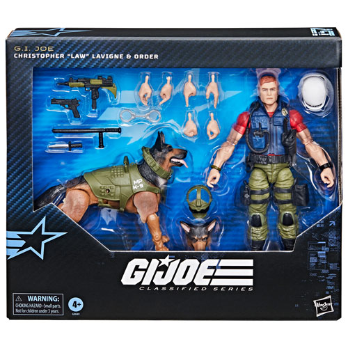 Hasbro G.I. Joe Classified Series - Christopher "Law" Lavigne & Order Action Figures