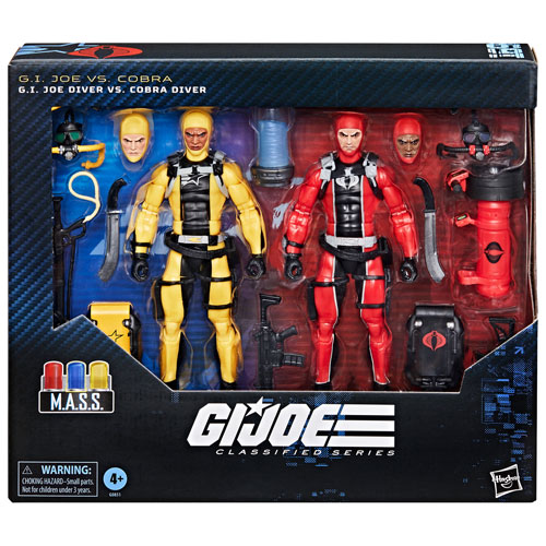 Hasbro G.I. Joe Classified Series - G.I. Joe Diver Vs. Cobra Diver Action Figures