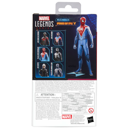 Hasbro Marvel Legends Series: Spider-Man 2 Gamerverse Miles Morales Upgraded Suit Style Action Figure