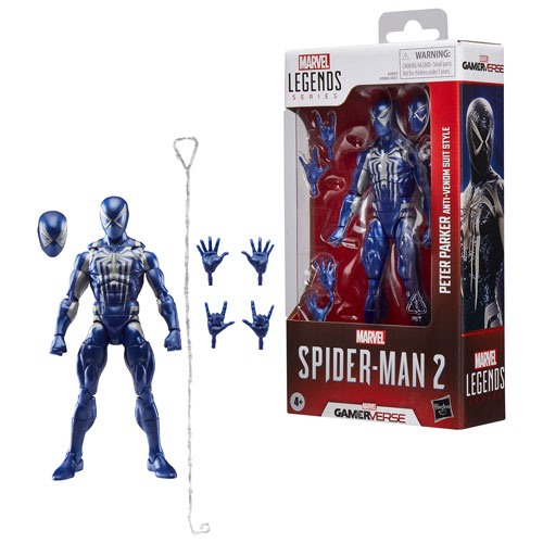Hasbro Marvel Legends Series: Spider-Man 2 Gamerverse Peter Parker Anti-Venom Suit Style Action Figure