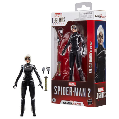 Hasbro Marvel Legends Series: Spider-Man 2 Gamerverse Felicia Hardy Black Cat Action Figure