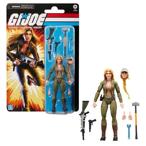 Hasbro G.I. Joe Classified Series - Retro Cardback Courtney "Cover Girl" Krieger Action Figure