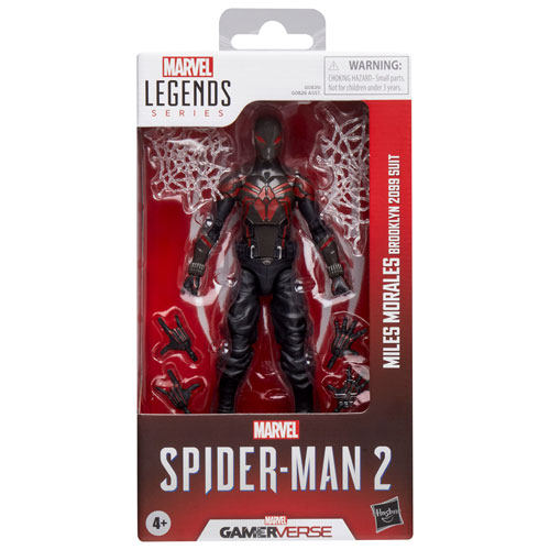 Hasbro Marvel Legends Series: Spider-Man 2 Gamerverse Miles Morales Brooklyn 2099 Suit Action Figure