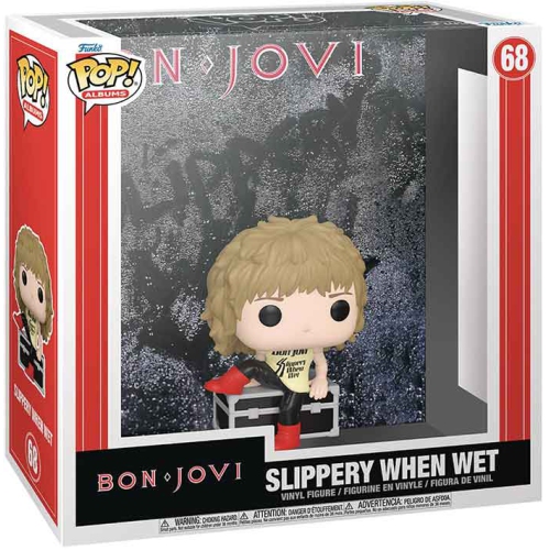 POP  Rocks Bon Jovi 3.75 Inch Action Figure Album Covers - Slippery When Wet #68