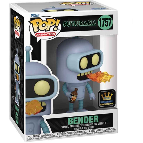 Pop Animation – Figurine d'action Futurama de 3,75&nbsp;po exclusive – Bender no 1757