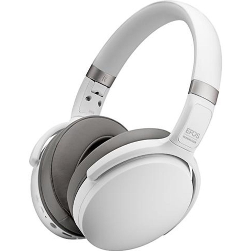 EPOS | SENNHEISER ADAPT 360 White - Dual-Sided, Dual-Connectivity, Wireless, Bluetooth, ANC Over-Ear Headset | For Mobile Phone & Softphone | Teams