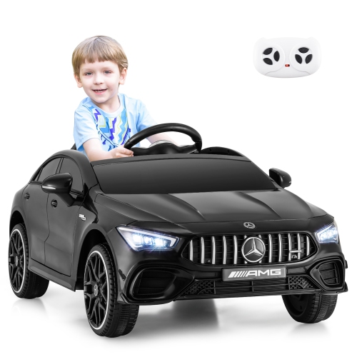Gymax 12V Kids Ride on Car w/Remote Rocking Function Transport Wheels Lights & Music